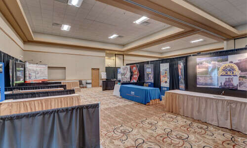Spearfish Convention Center Vendor Show Setup